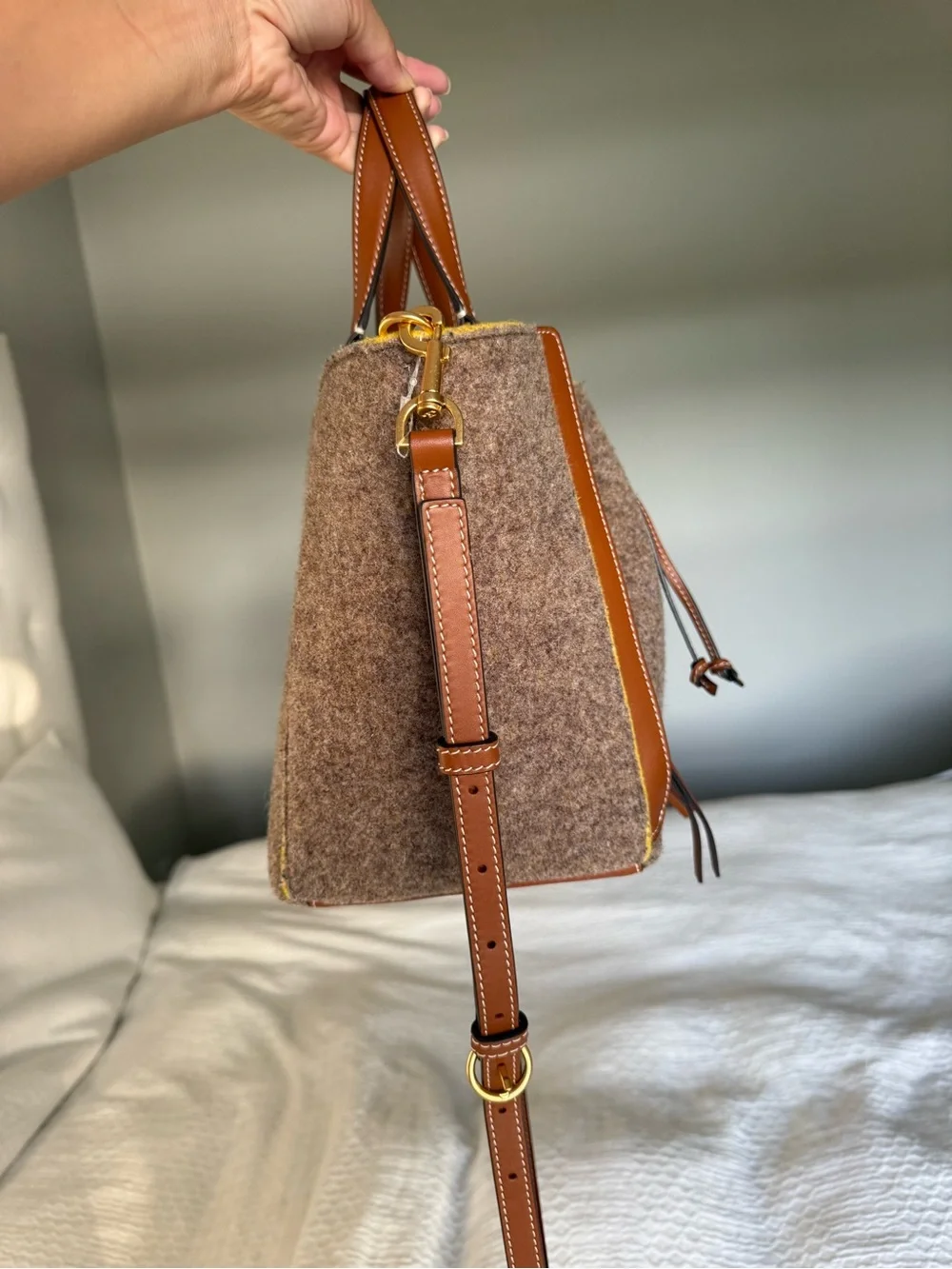 Tory Burch McGraw Felt Dragonfly Tote